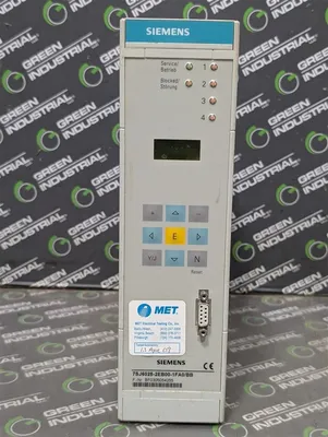 Siemens 7SJ6025-2EB00-1FA0/BB SIPROTEC Overcurrent Relay Module Used