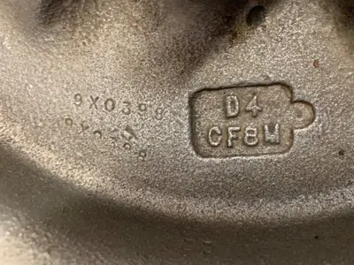 Durco MK2 Rear Cover 10" Pattern#: CT47289A Material: D4 / CF8M