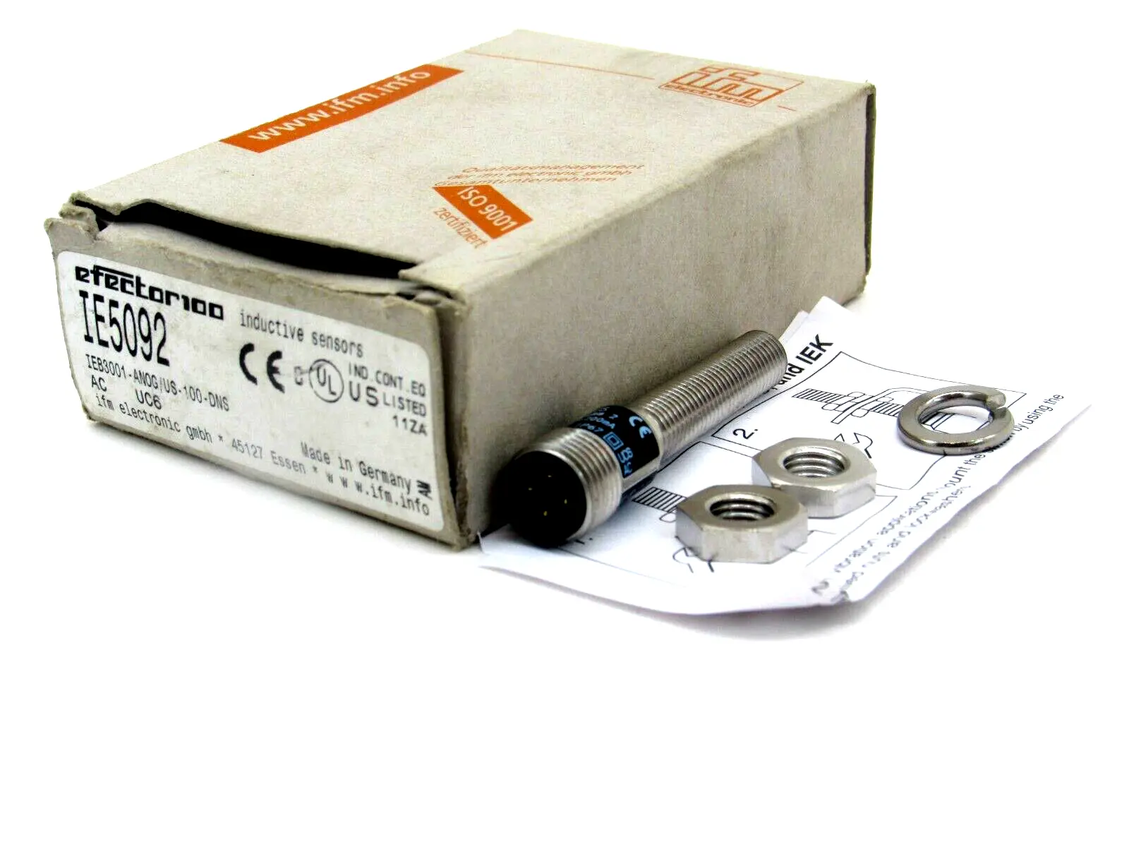 NEW IFM EFECTOR IE5092 INDUCTIVE SENSOR IEB3001-ANOG/US-100-DNS