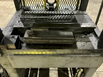 20 TON IOWA PRECISION MODEL #HP20T HUYDRAULIC CUTOFF PRESS with DIE ACCELERATOR AND BECK CONTROLS: YOBRO #25049