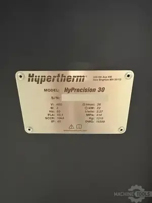 USED 2017 HYPERTHERM HYPRECISION 30