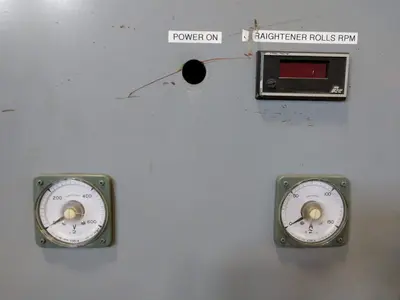 CONTROL PANEL WITH TB WOODS AC INVERTER DRIVES: STOCK #10830