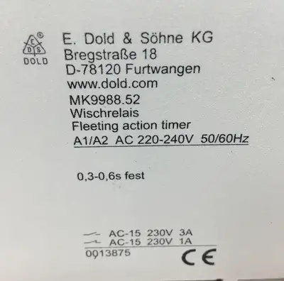 USED DOLD D-78120