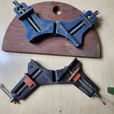 Woodworking Tools including Pittsburgh Vise, Corner Clamps