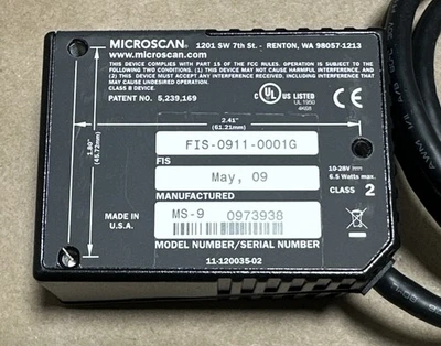 NEW Microscan FIS-0911-0001G