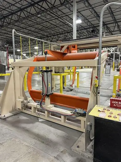Used 2001 AUTOMATIC HANDLING IN-GROUND ROLL WRAPPER _UNKNOWN_ Wrappers - Roll | Paper Converting Equipment #395854