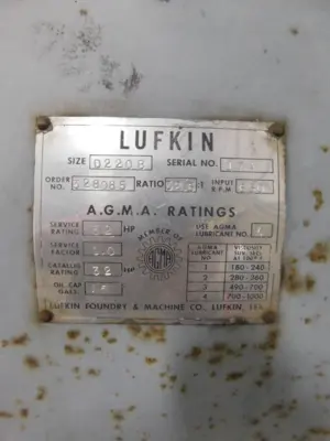 Used LUFKIN _UNKNOWN_ Speed Reducers | Equipment Recovery Corp. #1330932