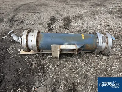 USED ITT 118 Sq Ft ITT Heat Exchanger, 304 S/S, 152/152#