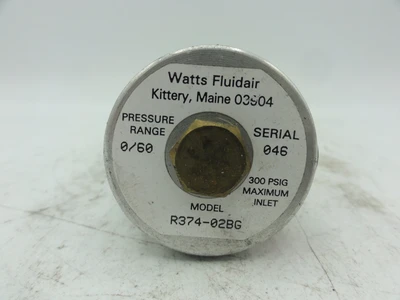 USED WATTS FLUIDAIR INC. R384-02BG