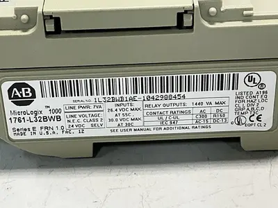 USED ALLEN BRADLEY 1761-L32BWB SERIES E