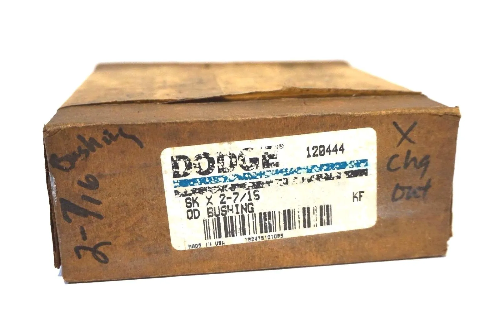 NEW DODGE 120444 QD BUSHING SK X 2-7/16