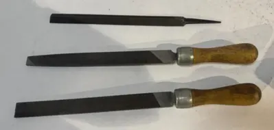 Lot of 3 Vintage Nicholson 10" Files Made in USA