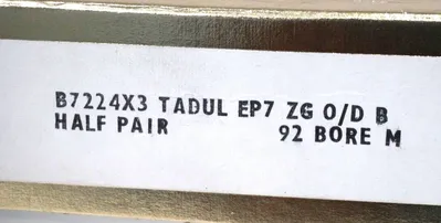 NEW SET RHP B722 4X3 TADUL SUPER PRECISION BEARINGS B722 4X3 TAUL B7224X3TADU