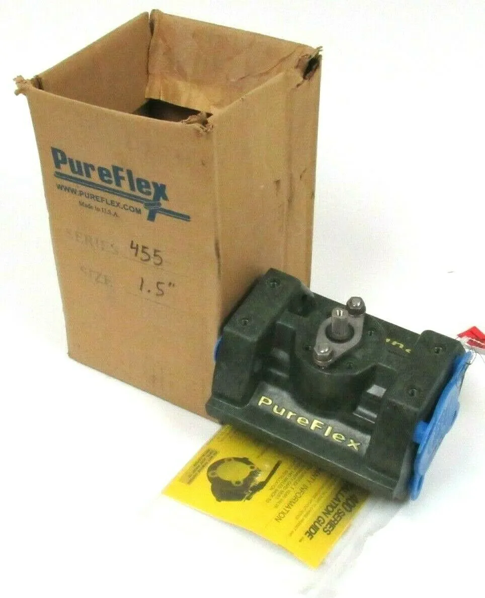 NEW PUREFLEX 455-15-A-01-0 455 SERIES 1.5" BALL VALVE