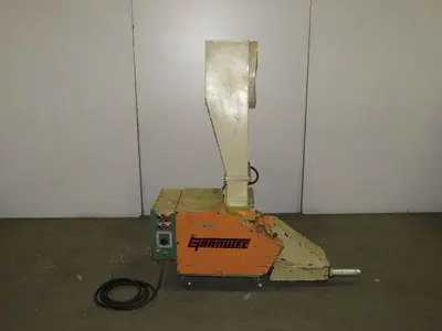 Granutec 66MM-5-5 Plastic Granulator 5 Hp, 5" Infeed Auger