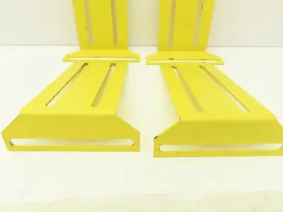 Allen Bradley 60-2723  2x8" Conveyor Sensor Reflector Bracket Yellow  Lot of 5