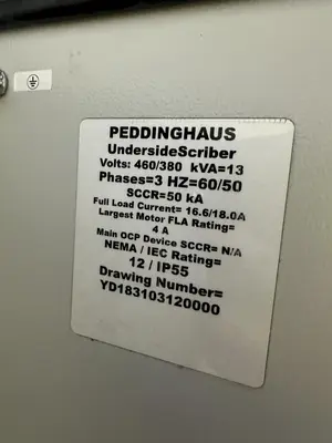 PEDDINGHAUS STEEL ROBOT UNDERSIDE SCRIBER: STOCK #19935