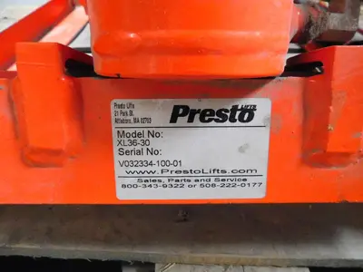 Used PRESTO XL36-30 Scissor Lifters Texas US | Aucto #1307094