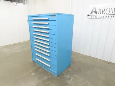 Nu-Era Modular Tool Storage Cabinet 12 Drawer 45x28x61" Stanley Vidmar Lista