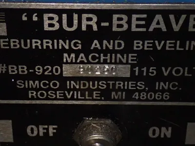 Used SIMCO INDUSTRIES BB920 Deburring Machines Ohio US | HGR 24 #1187077