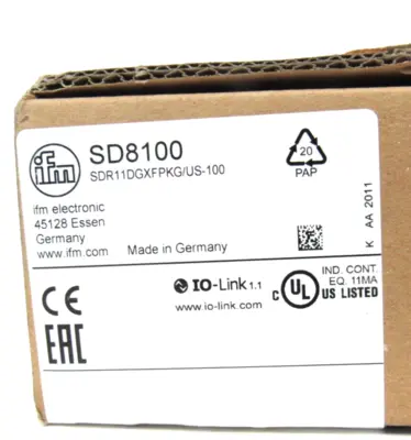 NEW IFM EFECTOR SDR11DGXFPKG/US-100 AIR METER SD8100 SDR11DGXFPKGUS100