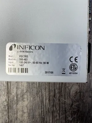 INFICON VGC503 398-483 PLC Processors | ESS Industrial Equipment Sales (9)