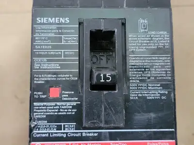 USED SIEMENS CED63B015