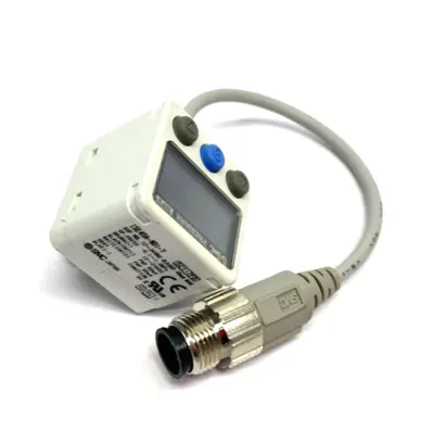 New | in-Stock SMC High Precision Digital Pressure Switch 2-Color, M12 Conn. Pressure Switches Michigan US | Maverick Industrial Sales #1453133