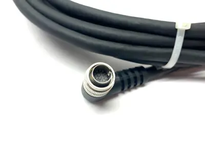 USED KEYENCE L-SHAPED CONNECTOR CAMERA CABLE 5M FOR HIGH SPEED CAMERA