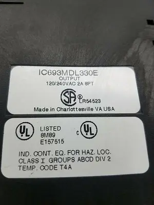 USED GENERAL ELECTRIC IC693MDL330E