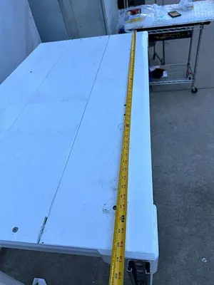 BOC EDWARDS CLEANROOM PUMP STAND WITH EARTHQUAKE BRACKETS