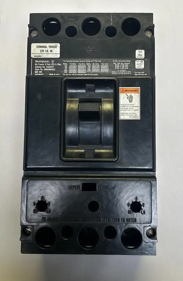 New | in-Stock WESTINGHOUSE KA3225F Miscellaneous Equipment (Electrical & Power) Ohio US | Surplus Asset Holdings #1209390