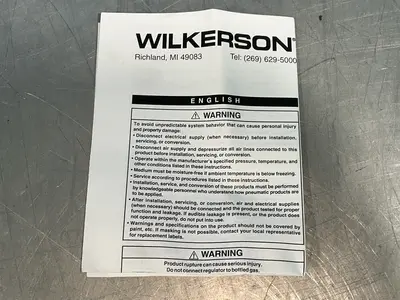 Used WILKERSON R2604000 Pumps Ohio US | HGR 24 #1513534