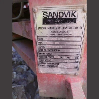 USED 2012 SANDVIK DT820-C