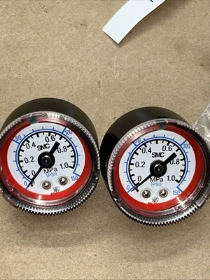 (11) Variety Lot Of SMC Pressure Gauges (See Photos) NNB +Warranty