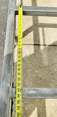 8’ x 30” Stainless Steel  |  Freezer / Refrigerator Riser