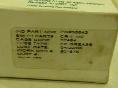NEW SMITH BEARING CR-1-1/2