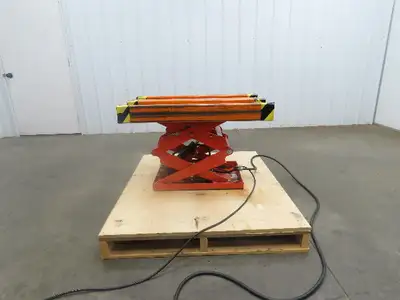 Presto DXS30-10 Compact Double Scissor Lift Table 1000lb 30" Travel 120V 1Ph