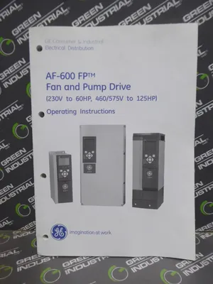 7.5HP General Electric 6KFP23007X9XXXA1 AF-600 FP Variable Frequency Drive Used