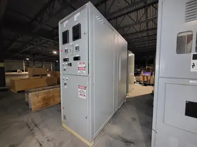 4160Volts 1200Amp 3Ph Switchgear Unit PowerVac VB1 4.16-250-3w/ D-Feeder Breaker