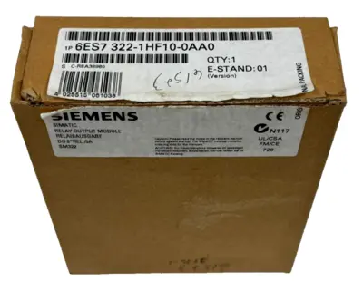 NEW SIEMENS 6ES7 322-1HF10-0AA0 RELAY OUTPUT MODULE 6ES7322-1HF10-0AA0