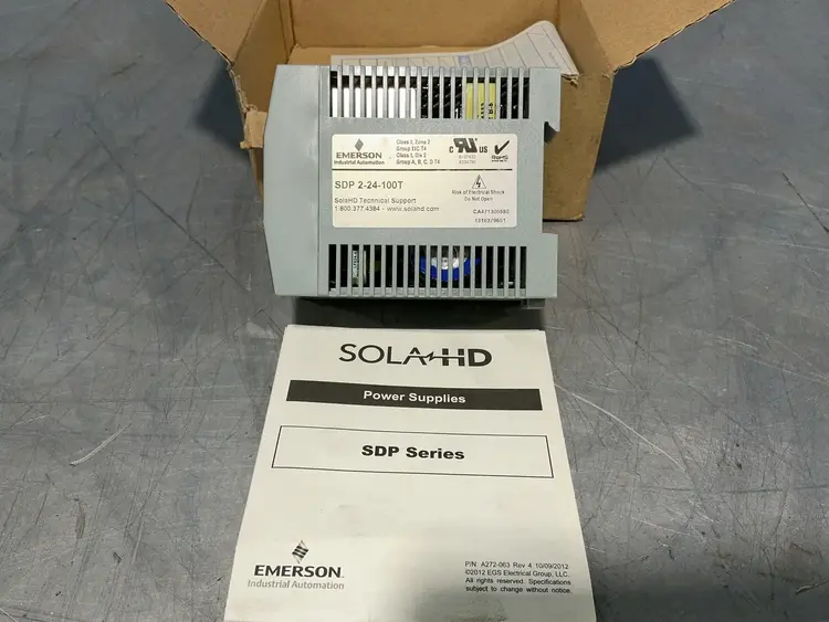 Used SOLA HD / EMERSON SDP 224100T DIN Rail Power Supplies Ohio US | HGR 24 #1549597