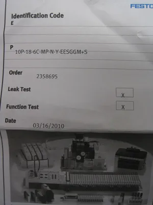 New Festo 10P-18-6C-MP-N-Y-EESGGM+S 10P186CMPNYEESGGMS