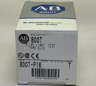 New | in-Stock ALLEN-BRADLEY 800T-P16 Miscellaneous Equipment (Electrical & Power) | Surplus Asset Holdings #1200579