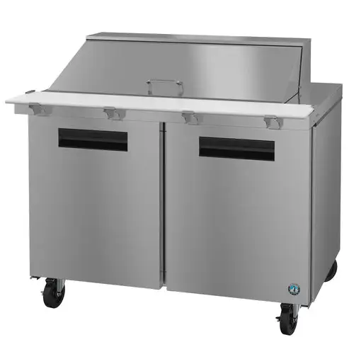 Hoshizaki SR48B-12M 48" Steelheart Mega Top Sandwich/Salad Prep Table w/ Refrigerated Base, 115v