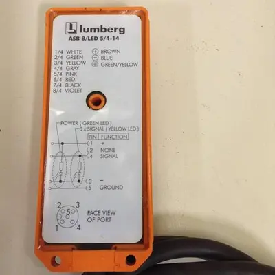 USED LUMBERG ASB 8/LED 5/4-14