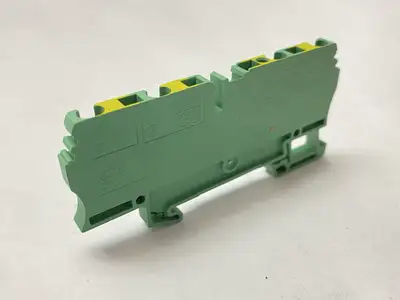 ZPE 2.5/4AN | Weidmuller  PE Terminal Tension-Clamp Connection 1608660000 LOT OF 5 - Used