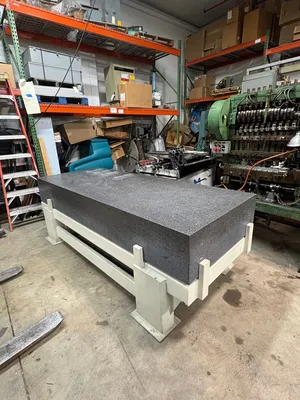 GRANITE PLATE 9'x42"x14"T Inspection & Test Equipment | Global Machine Brokers, LLC (1)