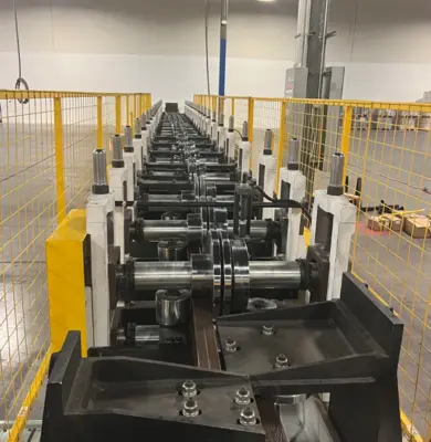 Sheet Metal Flashing and Trim Roll Forming Machine Alabama