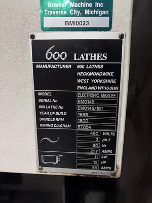 Used 1998 CLAUSING ELECTRONIC MASTIFF CNC Lathes Michigan US | Aucto #1306761